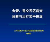 食管、胃交界区病变诊断与治疗若干进展